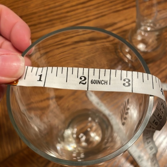 Etched Wheat Glasses (2) - Picture 5 of 7